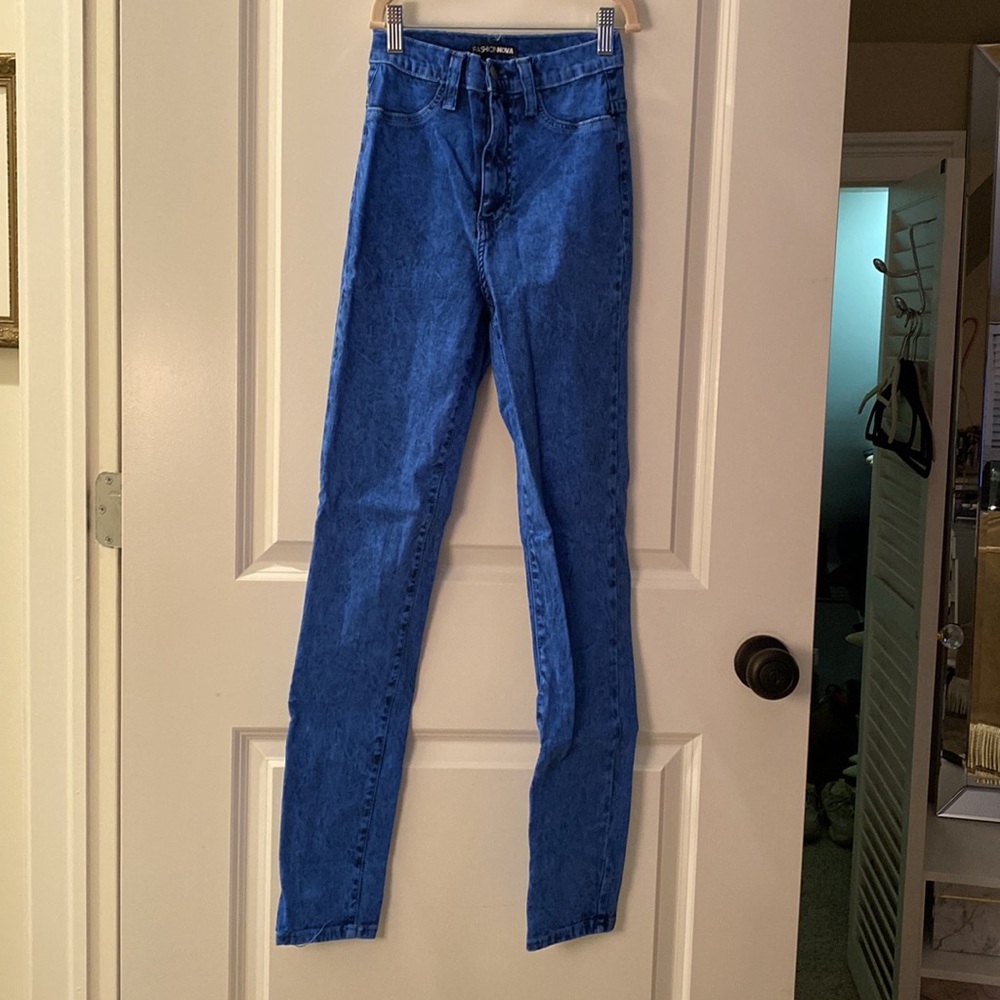 Acid Wash Skinny Jeans